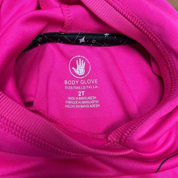 Body Glove Kids Long Sleeve Pullover Hoodie Sweatshirt Pink 2T - Picture 6 of 11